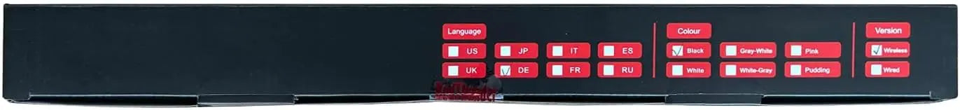 RedThunder K10 Wired Gaming Keyboard and Mouse Combo, UK Layout, True RGB Backlight, Soft Leather Wrist Rest, Mechanical Feel Ergonomic Anti-Ghosting Keyboard + 7D 7200 DPI Mouse for PC Mac (Black)