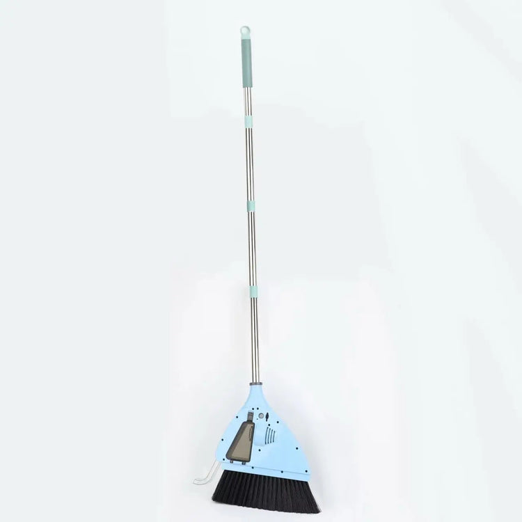 PATHOOR 2 in 1 Sweeper with Built-in Vacuum, Ultra Quiet 20,000 rpm Cordless Vacuum Sweeper, USB Charging Vacuum Broom Cleaner for Bedroom, Living Room, Office, Hotel.