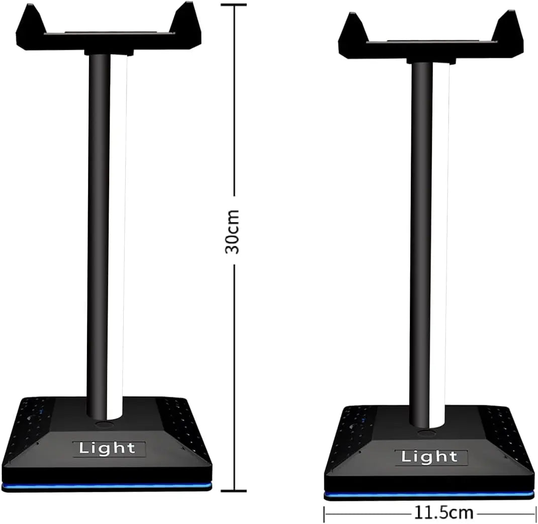 GIPOYENT RGB Gaming Headphone Stand Lights, RGB Gaming Stand Light for Desktop PC Gaming Headset Accessories, Best Gift for Husband, Kids, Boyfriend