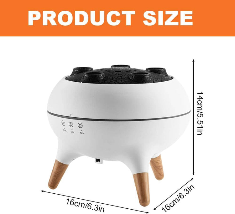 Jellyfish Diffuser, 7 Colors LED Dancing Jellyfish Essential Oil Diffuser with Remote Control, 250ML Jellyfish Mist Flame Aromatherapy Air Humidifier for home Bedroom Office, 4/8Timer, Auto Shut-Off