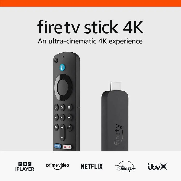 Amazon Fire TV Stick 4K, supports Wi-Fi 6, Dolby Vision/Atmos, HDR10+