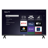 RCA 32 Inch 720P TV, Freeview HD Dolby Digital Audio DVB T2/S2 HD LED Backlighting Display Television, HDMI USB Earphone Output Media Player Monitor PS5 Xbox, Small Screen for Bedroom Kitchen Black