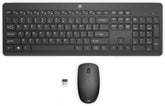 HP 230 Wireless Keyboard and Mouse Combo Set, 2.4 GHz Wireless USB-A Nano Receiver, Up to 1600 dpi, Up to 16 Months Battery Life - Black