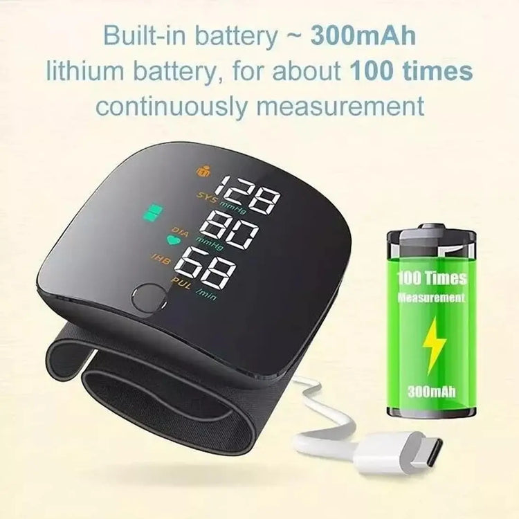 FiTspi Wrist Accurate Automatic Blood Pressure Monitor