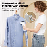 Neakasa Magic 1 Portable Steam Straightener with Suction, Compact and Foldable, No Ironing Board Required, One Hand Operation
