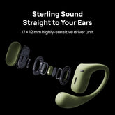 HUAWEI FreeArc Open-Ear Earbuds, Secure Fit and Comfort, IP57 Water Resistance, Dynamic Bass, 28 Hours Playtime, Sports Earphones, Headset for Running Workout Driving, iOS & Android, Bluetooth, Grey