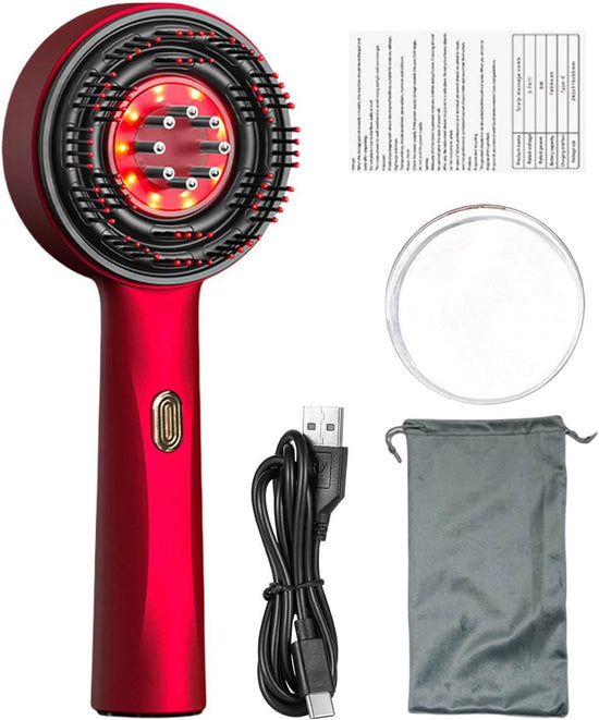 Electric Scalp Brush and Hair Massager, Reusable Brush for Hair Growth
