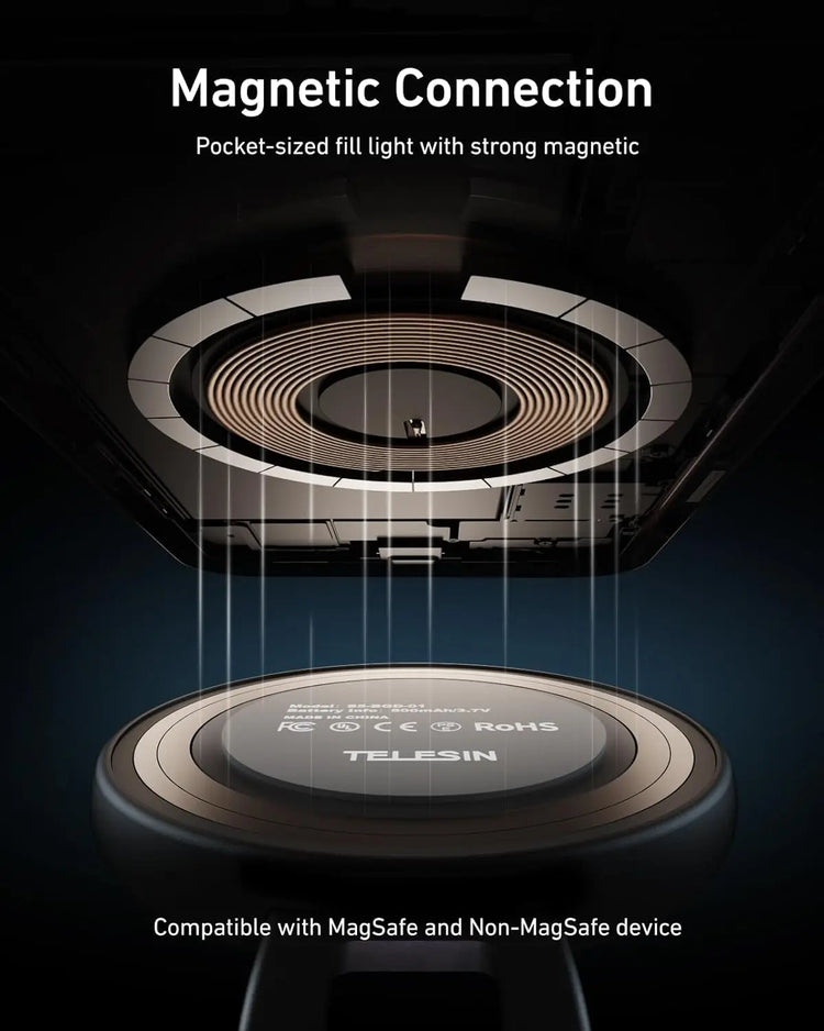 TELESIN C03 Magnetic Phone Selfie Light