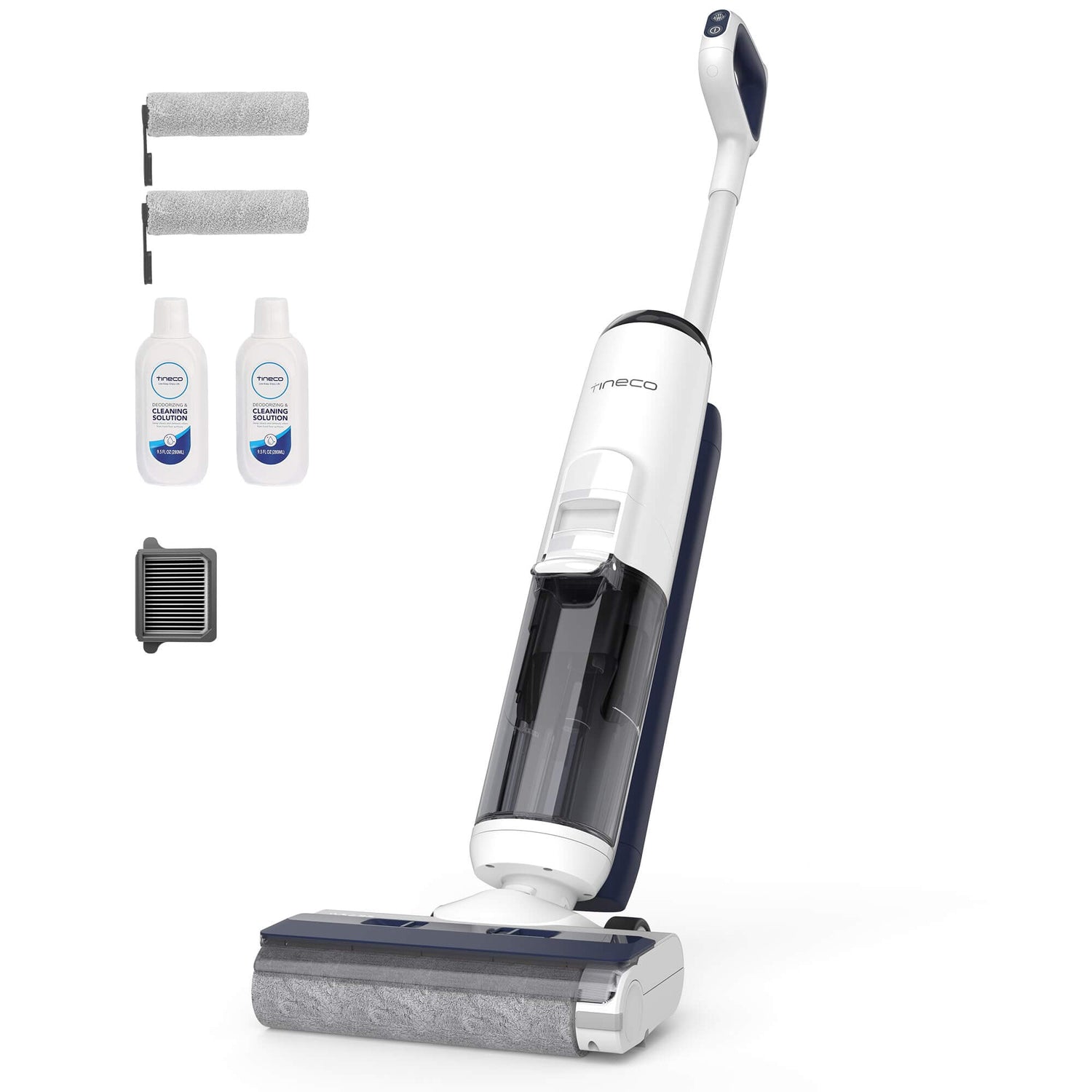 Tineco Floor One i6 Stretch Cordless Washing Machine Vacuum Cleaner Powerful 20kPa Tilting 180° Self-Cleaning Full and Drying for 5 Minutes with Air at 85°C 40 Minutes Autonomy