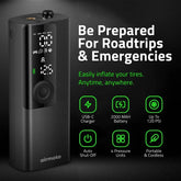 Airmoto Tire Inflator Portable Air Compressor