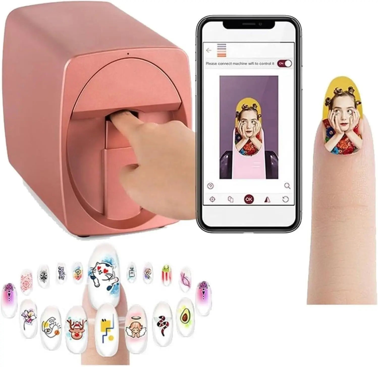 3D Smart Automatic Nail Printer