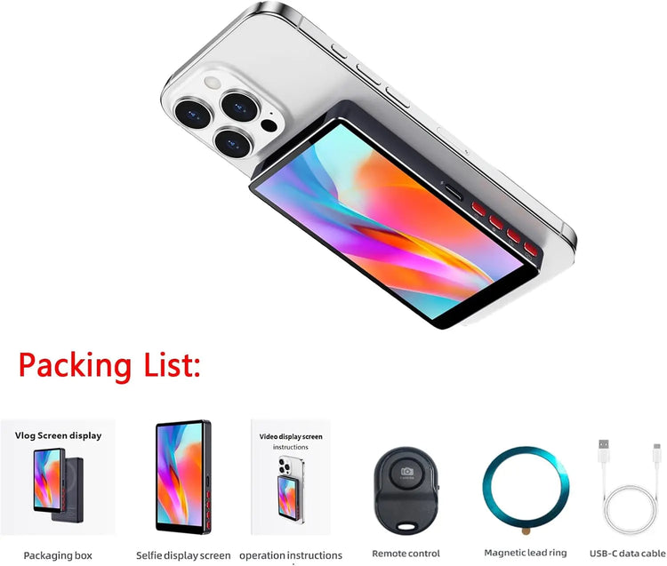 Vlog Selfie Monitor Screen