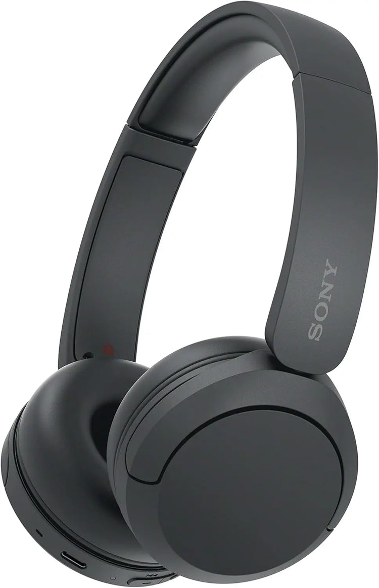 Sony WH-CH520 Wireless Bluetooth On-Ear Headphones, Lightweight Design, Up to 50hr Battery Life, Quick Charge, EQ, Clear Call Quality, iOS & Android - Black