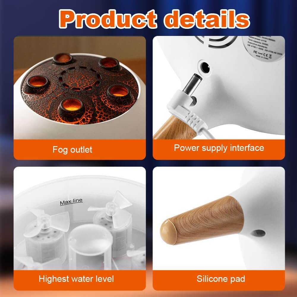 Jellyfish Diffuser, 7 Colors LED Dancing Jellyfish Essential Oil Diffuser with Remote Control, 250ML Jellyfish Mist Flame Aromatherapy Air Humidifier for home Bedroom Office, 4/8Timer, Auto Shut-Off