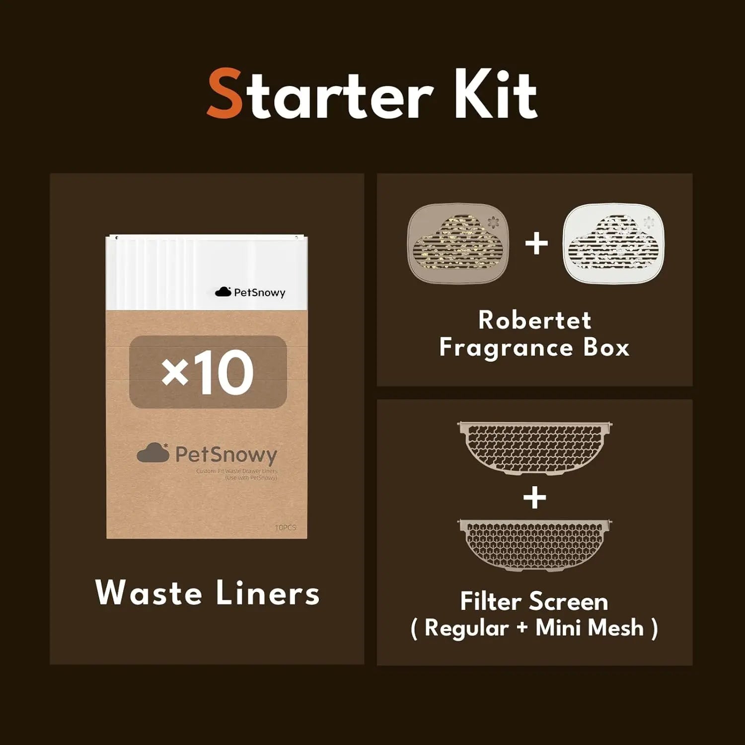 PetSnowy Self-Cleaning Cat Litter Box