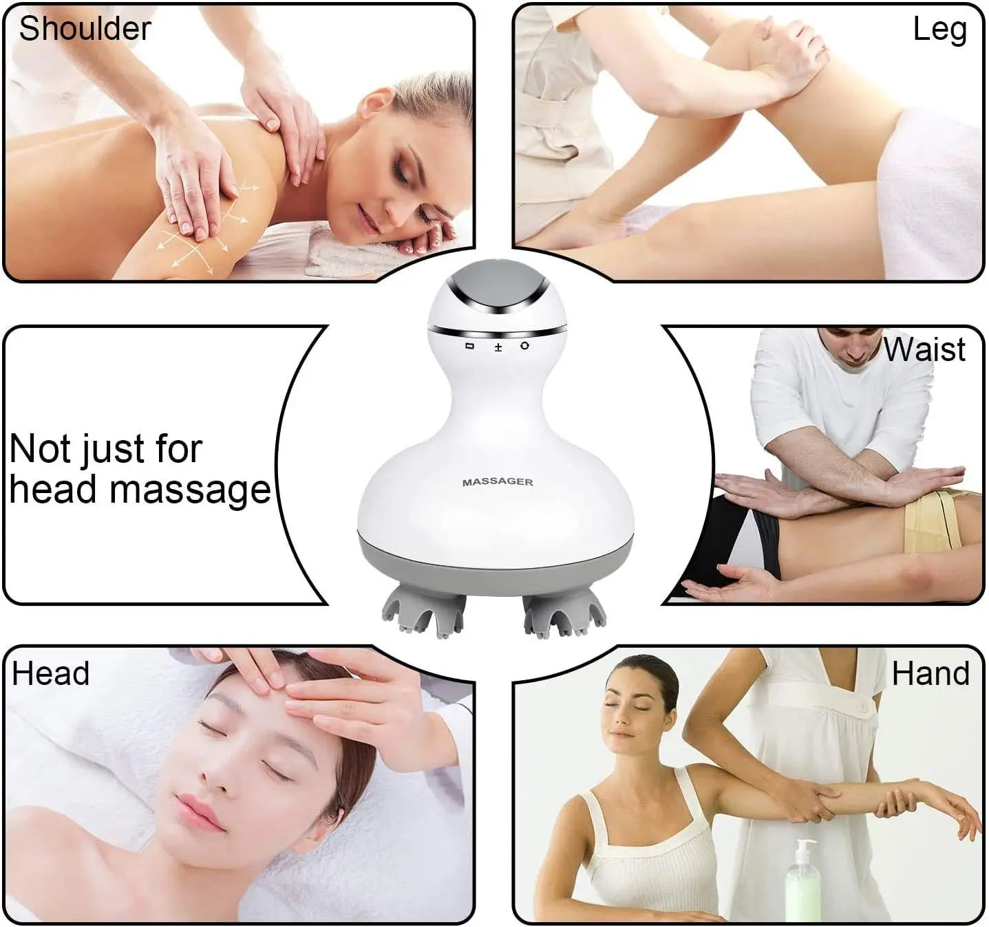 cotsoco Electric Scalp Head Massager