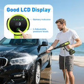 Upgraded LCD Display Portable Cordless Pressure Washer
