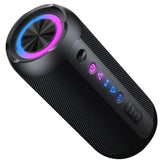 Portable Bluetooth Speaker with 30W Stereo Sound, 3 EQ Mode & 3 RGB lights, IPX7 Waterproof, 24H Playtime, TWS Wireless Pairing, Outdoor Speaker for Home, Outdoors and Hiking