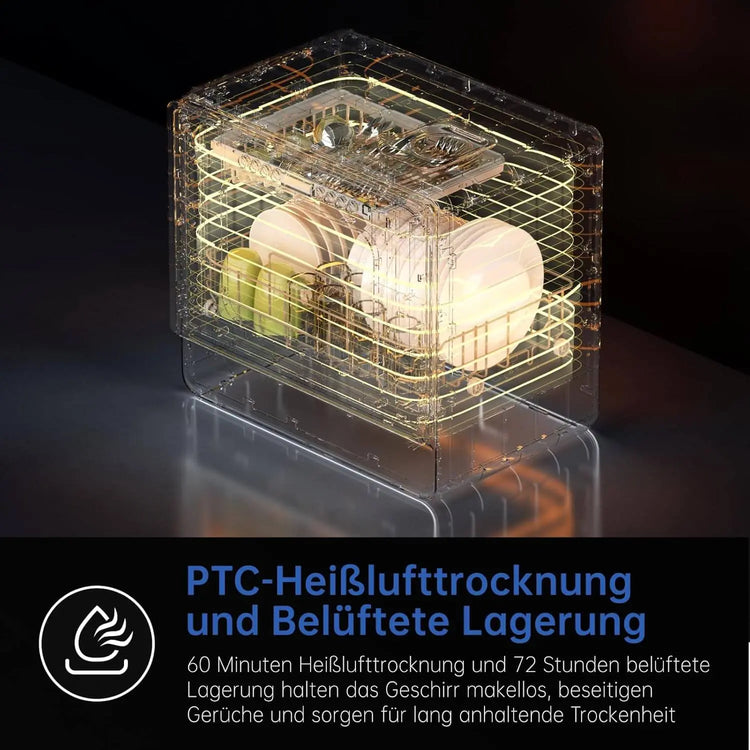 AIRMSEN ZMW-DTHA01 Mini Dishwasher