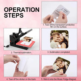 Sublimation Music Fridge Magnet