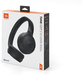 JBL Tune 520 BT Wireless On-Ear Headphones with JBL Pure Bass Sound, Bluetooth 5.3, Hands-Free Calls and 57-Hour Battery Life, Black