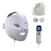 Shark CryoGlow LED Face Mask with Under-Eye Cooling, Anti-Ageing & Blemish Repair, Red & Blue LED, Infrared Light Therapy, USB-C, Remote Control, Storage Bag, Adjustable Straps