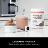 Ninja Swirl by CREAMi Soft Serve & Ice Cream Maker with 2x Tubs, 13 Functions, Makes Ice Cream, Soft Serve, Gelato, Sorbet, Milkshakes & More, Mix-In Option, Platinum Silver, NC701UK