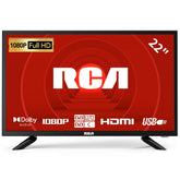 RCA 32 Inch 720P TV, Freeview HD Dolby Digital Audio DVB T2/S2 HD LED Backlighting Display Television, HDMI USB Earphone Output Media Player Monitor PS5 Xbox, Small Screen for Bedroom Kitchen Black