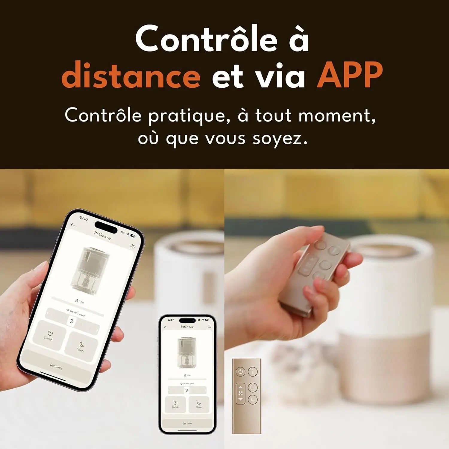 PetSnowy Purificateur d’air