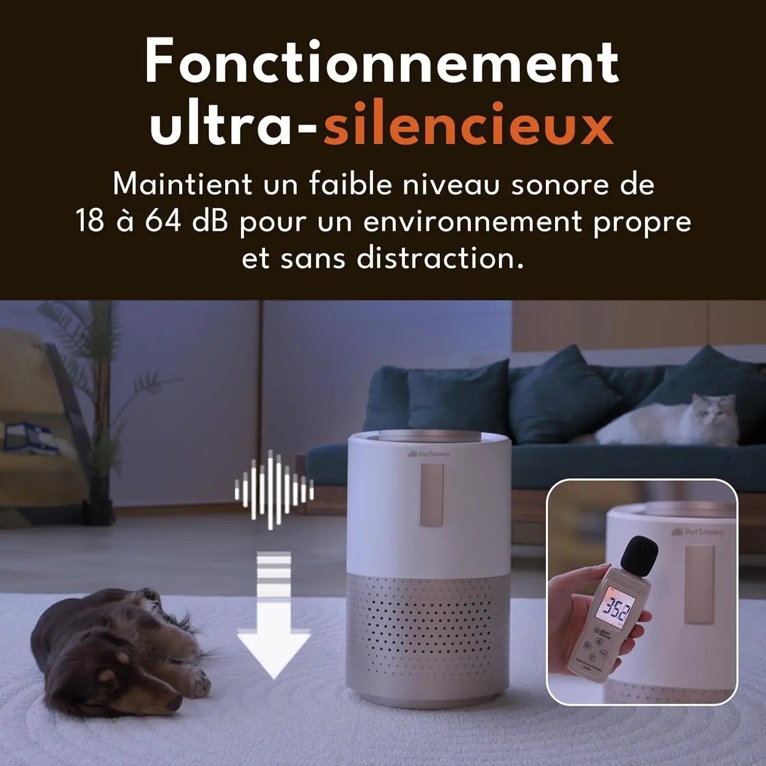 PetSnowy Purificateur d’air