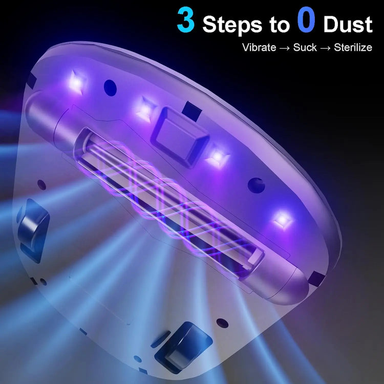 3 in 1 Cordless Robot Bed Vacuum