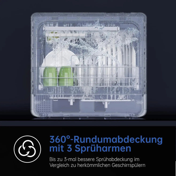 AIRMSEN ZMW-DTHA01 Mini Dishwasher