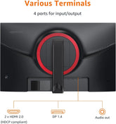 Amazon Basics 27-inch Gaming Monitor, FHD 1080P, 165 Hz, VESA Compatible, Adaptive sync, 1 ms response, Black