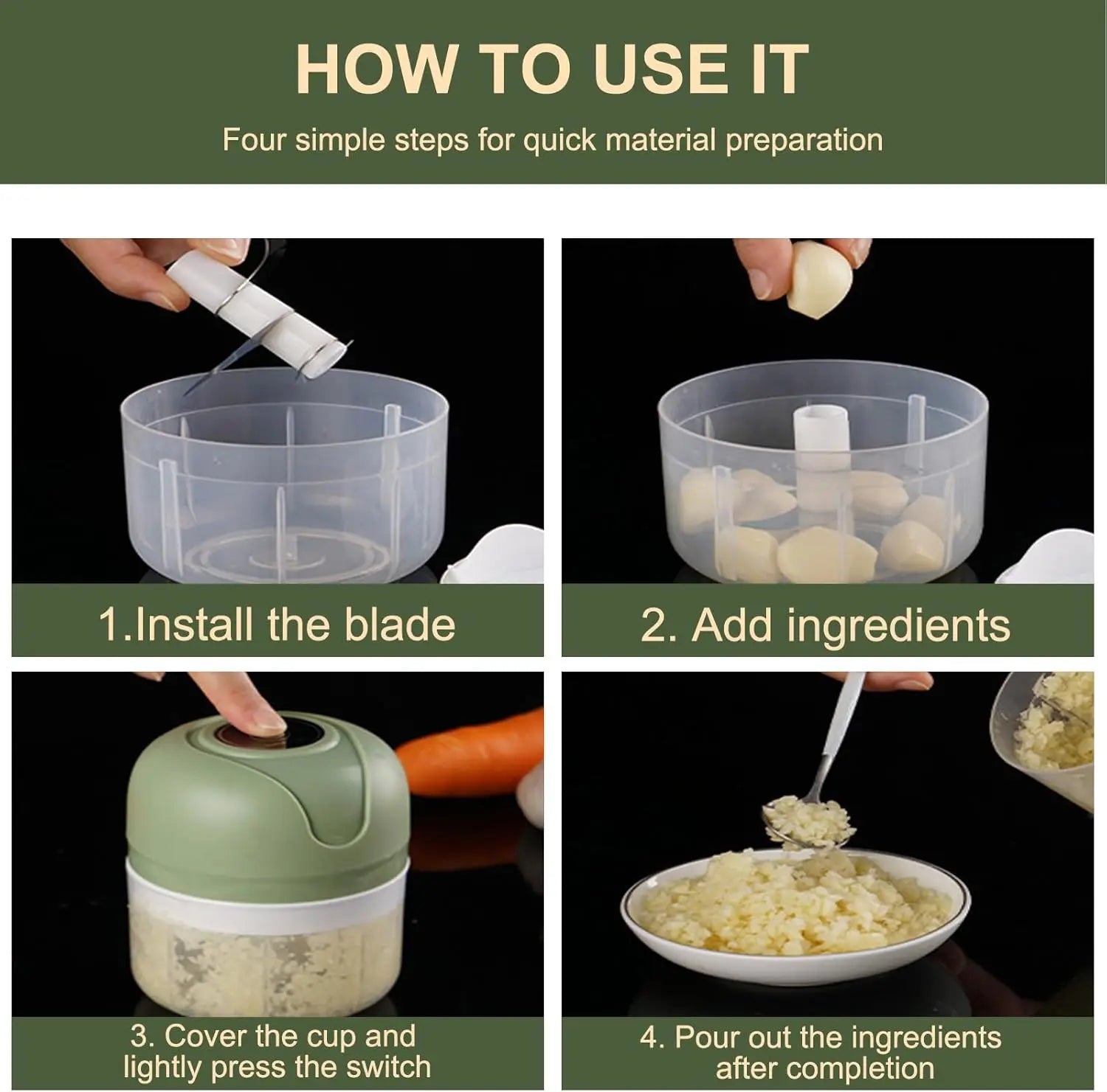 Electric Garlic Chopper