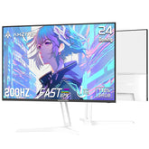 Amzfast 27 Inch 240Hz Gaming Monitor, QHD 2560x1440p, Curved VA Panel, 1500R, 1ms MPRT, Adaptive Sync, HDR, 120% sRGB, VESA 100x100mm, HDMI 2.0&DisplayPort 1.4, AMZG27C1Q Pro