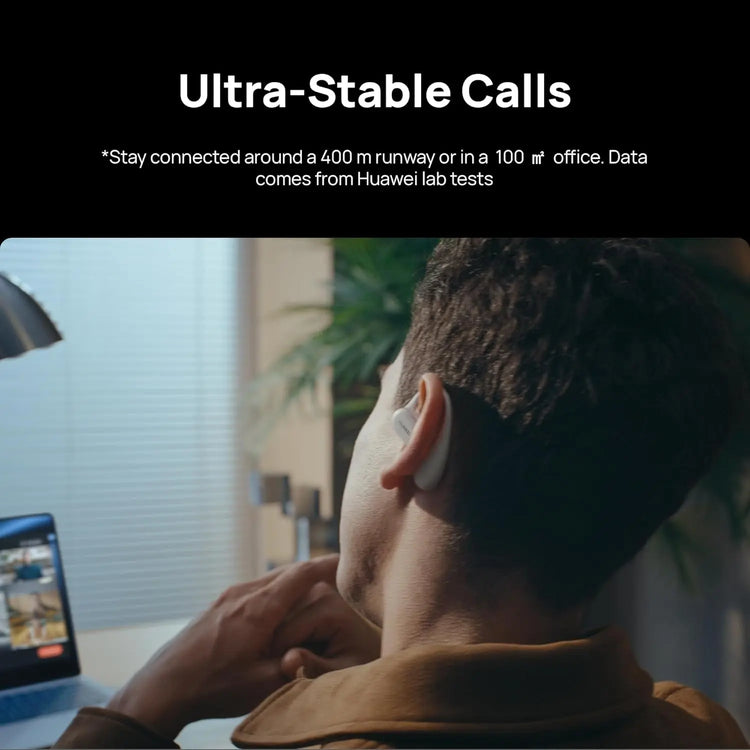 HUAWEI FreeArc Open-Ear Earbuds, Secure Fit and Comfort, IP57 Water Resistance, Dynamic Bass, 28 Hours Playtime, Sports Earphones, Headset for Running Workout Driving, iOS & Android, Bluetooth, Grey