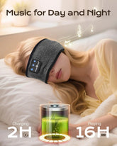 MUSICOZY Sleep Headphones, Comfortable Headband Headphones for Side Sleepers - Bluetooth 5.4 Wireless Headphone with Ultra Thin Speakers for Sleeping,Sport,Travel | Eye Mask Design for Deep Sleep