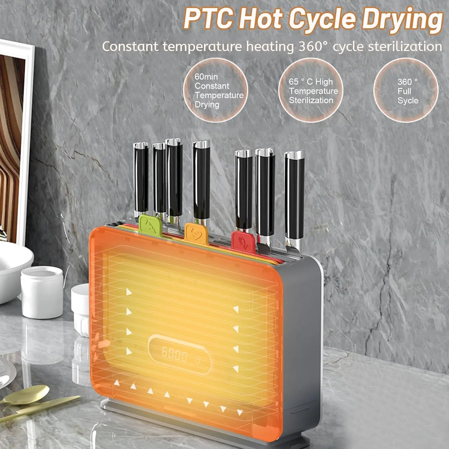 Modern Smart Cutting Boards with Storage Stand