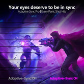 27" 2K Gaming Monitor - 120Hz, QHD PC Computer Screen IPS with AMD FreeSync, Flicker-Free, Support VESA Mountable (75x75mm)