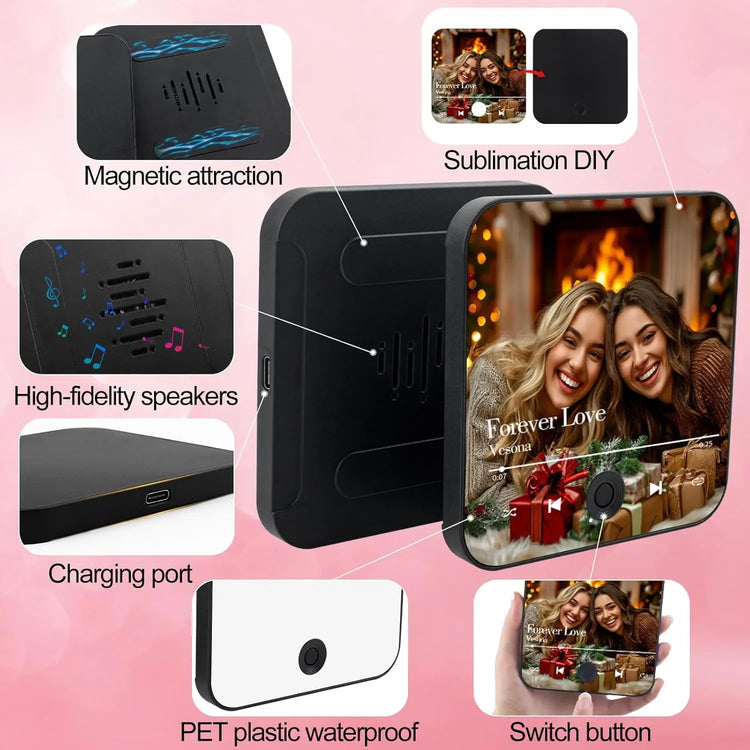 Sublimation Music Fridge Magnet