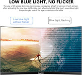 Gawfolk 24.5-inch PC Screen, Curved(3000R) 120hz Gaming Monitor with Built-in Speakers FHD 1080p 1ms Bezel-less, 98% sRGB, 178° Wide Angle, HDMI、VGA, Compatible with Wall Mounted VESA 75*75MM - Black