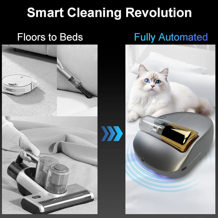 3 in 1 Cordless Robot Bed Vacuum