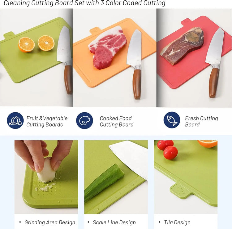 Modern Smart Cutting Boards with Storage Stand