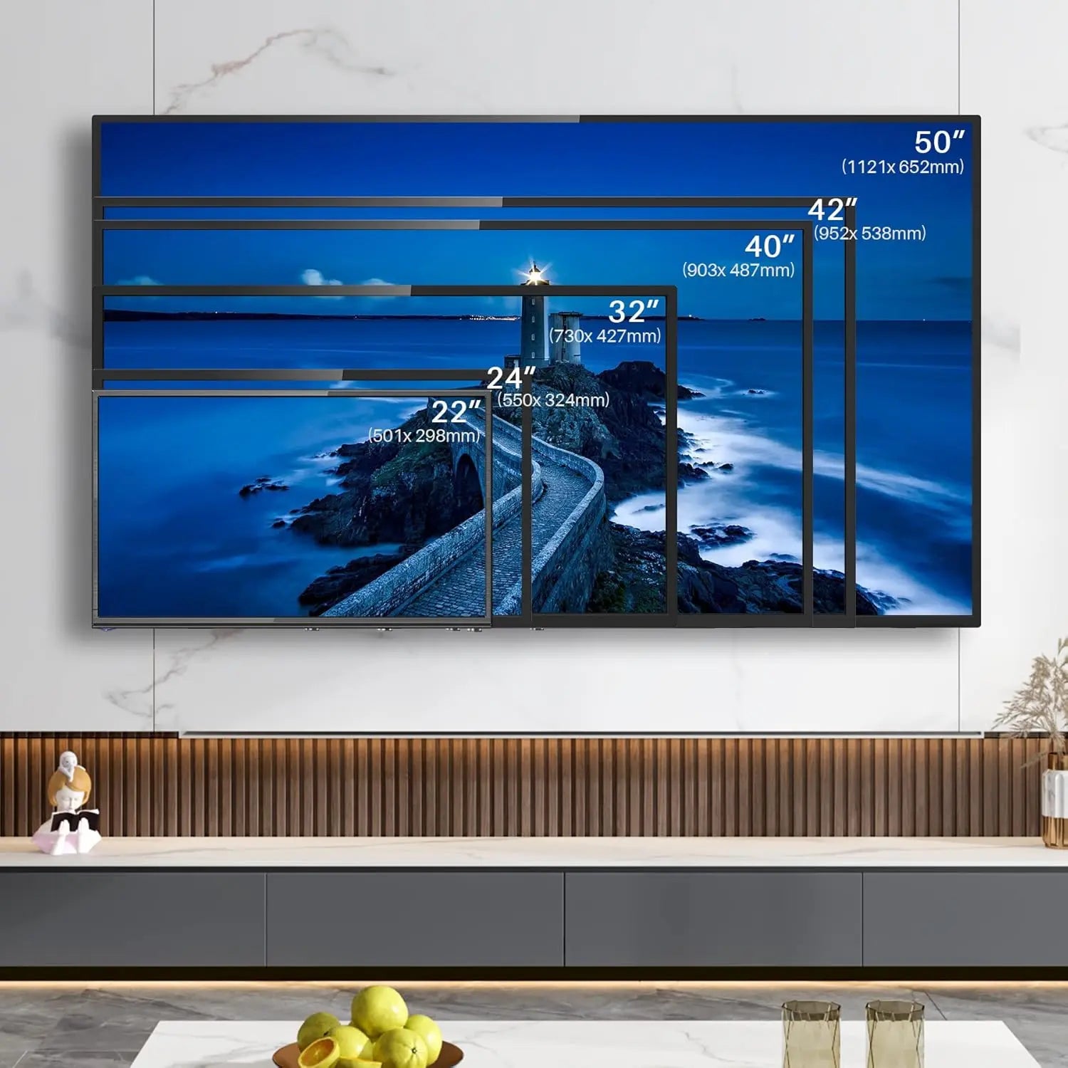 RCA 32 Inch 720P TV, Freeview HD Dolby Digital Audio DVB T2/S2 HD LED Backlighting Display Television, HDMI USB Earphone Output Media Player Monitor PS5 Xbox, Small Screen for Bedroom Kitchen Black