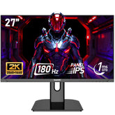 Gawfolk 24.5-inch PC Screen, Curved(3000R) 120hz Gaming Monitor with Built-in Speakers FHD 1080p 1ms Bezel-less, 98% sRGB, 178° Wide Angle, HDMI、VGA, Compatible with Wall Mounted VESA 75*75MM - Black