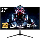 Gawfolk 24.5-inch PC Screen, Curved(3000R) 120hz Gaming Monitor with Built-in Speakers FHD 1080p 1ms Bezel-less, 98% sRGB, 178° Wide Angle, HDMI、VGA, Compatible with Wall Mounted VESA 75*75MM - Black
