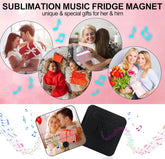 Sublimation Music Fridge Magnet