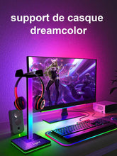 GIPOYENT RGB Gaming Headphone Stand Lights, RGB Gaming Stand Light for Desktop PC Gaming Headset Accessories, Best Gift for Husband, Kids, Boyfriend