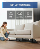 Tineco Floor One i6 Stretch Cordless Washing Machine Vacuum Cleaner Powerful 20kPa Tilting 180° Self-Cleaning Full and Drying for 5 Minutes with Air at 85°C 40 Minutes Autonomy