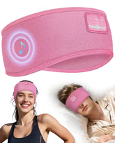 MUSICOZY Sleep Headphones, Comfortable Headband Headphones for Side Sleepers - Bluetooth 5.4 Wireless Headphone with Ultra Thin Speakers for Sleeping,Sport,Travel | Eye Mask Design for Deep Sleep